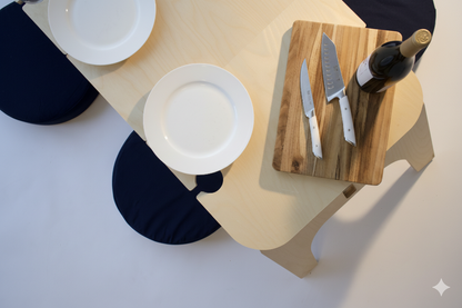 4-Seat Japanese-Style Folding Picnic Table